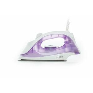 Fier de calcat Adler AD 5019, 1600 W, Debit de abur 10 g/min, Pulverizator (Alb/Mov) imagine