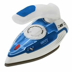 Fier de calcat de calatorie Camry CR 5040, 1000 W, Maner pliabil, Jet de abur 50 g/min, Debit de abur 10 g/min, Rezervor 80 ml (Albastru/Alb) imagine