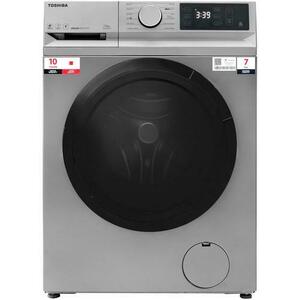 Masina de spalat rufe Toshiba TW-BL80A2SK, 7 kg, 1200 RPM, Clasa B, Display, Ultra Fine Bubble, Steam Wash, Wi-Fi (Argintiu) imagine