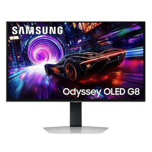 Monitor Gaming OLED Samsung 27inch LS27FG810SUXEN, UHD (3840 x 2160), HDMI, DisplayPort, Pivot, 240 Hz, 0.03 ms (Negru/Argintiu) imagine