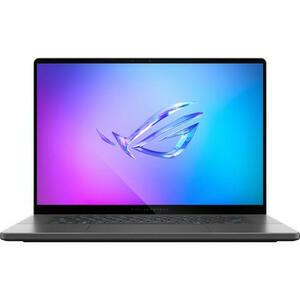 Laptop Gaming ASUS ROG Zephyrus G16 OLED GU605CR (Procesor Intel® Core™ Ultra 9 285H (24M Cache, up to 5.40 GHz), 16inch 2.5K 240Hz G-Sync, 32GB LPDDR5X, 1TB SSD, NVIDIA GeForce RTX 5070 Ti @12GB, Win 11 Pro, Gri) imagine