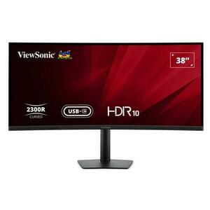 Monitor IPS LED ViewSonic 37.5inch VA3820C, WQHD+ (3840 x 1600), HDMI, DisplayPort, Boxe, Ecran curbat (Negru) imagine