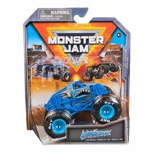 Masinuta Monster Jam - Megalodon Albastru, Scara 1 La 64 (Albastru/Negru) imagine