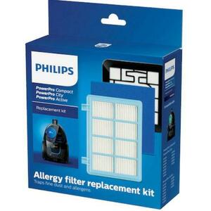 Kit de schimb Philips FC8010/02, 1 filtru antialergic, 1 filtru de admisie lavabil pentru motor, 1 filtru din burete lavabil imagine