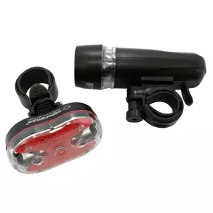 Set lanterna si stop bicicleta, Esperanza, LED, impermeabil, model universal imagine