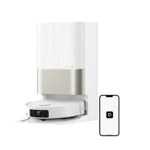 Robot de aspirare Dreame X50 Ultra RLX85CE-6-WH , detectare AI a obstacolelor și navigare la 360°, comanda vocala, depasire obstacol de 6CM, aspirare 20000Pa, perie dubla anti-incurcare (Alb) imagine