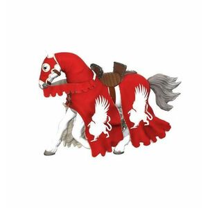 Figurina Papo - Cal Cavalerului Medieval Grifon (Rosu) imagine