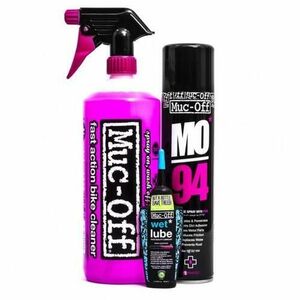 Muc-Off Wash Protect and Lube Kit (Wet Lube Version) imagine