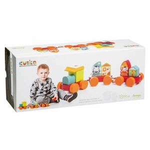 Jucarie din lemn Cubika Trenuletul Fabulos imagine