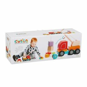 Jucarie din lemn Cubika Macara Magnetica imagine