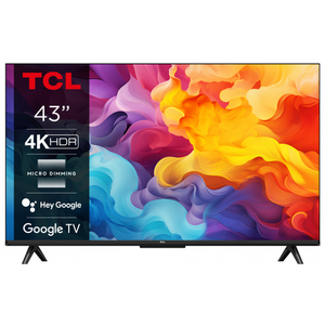 Televizor LED TCL 109 cm (43inch) 43P61B, Ultra HD 4K, Smart TV, WiFi, CI+ imagine