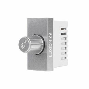 Modul Comutator Pentru Ventilator 1M LUXION, Standard Italian (Gri) imagine