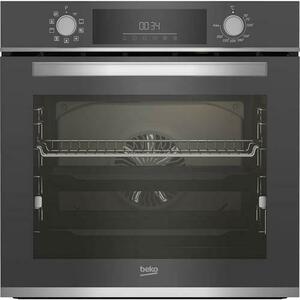 Cuptor incorporabil Beko BBIM13300ZGCSE, Electric, 72 l, Clasa A+, Autocuratare catalitica, AEROperfect, SoftClose door, Rafturi telescopice, 3D Cooking, SteamShine Cleaning, Argintiu imagine