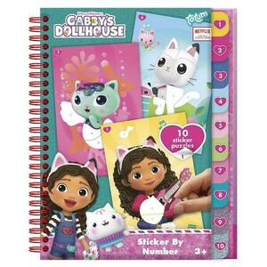 Carticica cu activitati si abtibilduri - Gabby's Dollhouse imagine