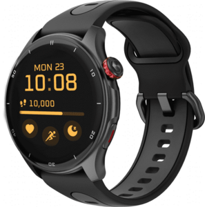 Smartwatch MyPhone Adventure, Bluetooth, Ecran AMOLED 1.43inch, Bluetooth, 3 ATM, GPS (Gri/Negru) imagine
