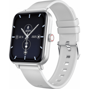Smartwatch myPhone Watch Classic 2, Bluetooth, Pulsoximetru, Presiunea sangelui, IP65 (Argintiu) imagine