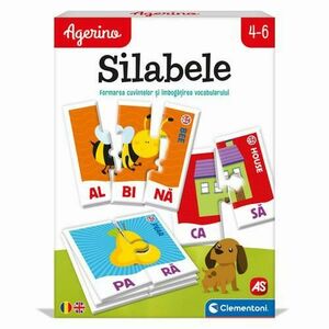 Puzzle educativ Agerino - Silabele, 60 piese imagine