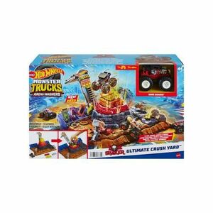 Set de joaca Hot Wheels Monster Trucks Arena Smashers - Bone Shaker Ultimate Crush Yard imagine