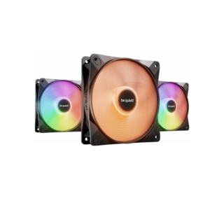 Ventilator Be quiet! Light Wings LX PWM High-Speed, ARGB LED, 120mm, 3 bucati (Negru) imagine