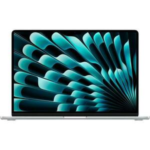 Laptop Apple MacBook Air 15 (Procesor Apple M4 (10-core CPU), 15.3inch Liquid Retina, 16GB, 512GB SSD, Apple M4 10-core GPU, Mac OS, Layout INT, Argintiu) + adaptor retea 70W imagine