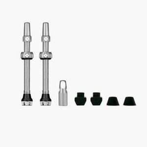 Valve tubeless Muc-Off Tubeless Valves V2 60mm, Argintiu imagine