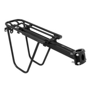Portbagaj aluminiu Force 24-29 cu laterale si clema, Negru imagine
