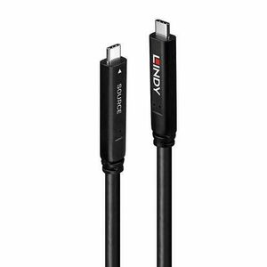Cablu de date Lindy LY-43333, 10 m, USB-C 3.2 Gen 1 imagine
