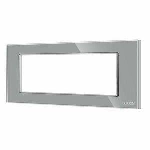 Rama din Sticla Securizata cu Suport 6M LUXION, Standard Italian (Gri) imagine