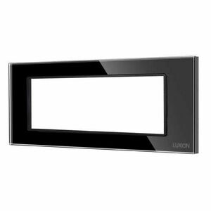 Rama din Sticla Securizata cu Suport 6M LUXION, Standard Italian (Negru) imagine