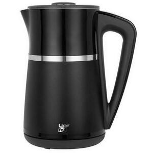 Fierbator de apa LAFE CEG020, 1.7 l, 2200 W, 4 programe presetate, Temperatura ajustabila (Negru) imagine