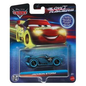 Masinuta diecast Disney Cars 3 - Glow Racers, Jackson Storm, 1: 55 imagine