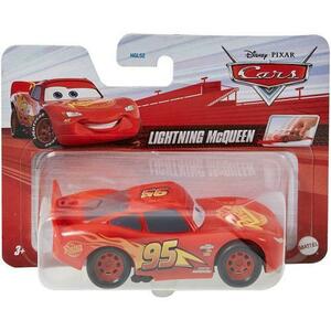 Masinuta Disney Cars - Pullback Action, Lightning Mcqueen, scara 1: 43 imagine