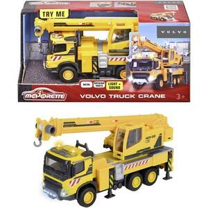Camion cu macara Majorette - Volvo Truck Crane, 22 cm, cu lumini si sunete imagine