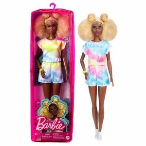 Papusa Barbie Fashionistas - Barbie, cu par afro blond imagine