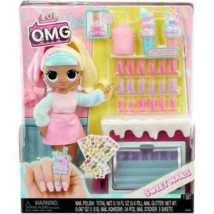 Set de joaca cu papusa L.O.L. Surprise! seria O.M.G Sweet Nails − Candy imagine