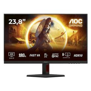 Monitor Gaming Fast IPS LED AOC 23.8inch Q24G4RE, QHD (2560 x 1440), HDMI, DisplayPort, 180 Hz, 0.5 ms (Negru) imagine