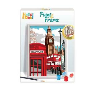 Set pentru desen HappiHobbi - Picteaza & Inrameaza, Majestic London imagine