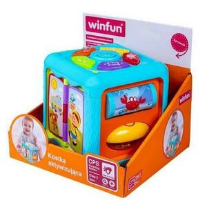 Cub senzorial Smily Play, Lumini si Sunete, Multicolor, 20x19x18.5cm imagine