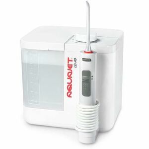 Irigator bucal Little Doctor Aquajet LD-A9, profesional, 400–1800 impulsuri/minut, 4 duze incluse, maner ergonomic Soft-Touch (Alb) imagine