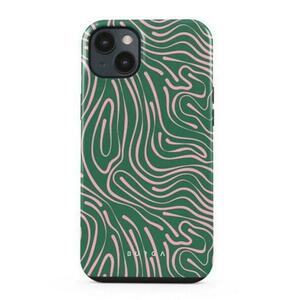 Protectie Spate Burga Dual Layer Hawaiian Breeze pentru Apple iPhone 14 (Multicolor) imagine
