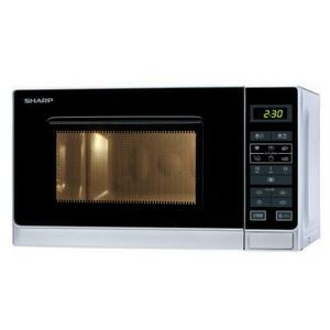 Cuptor cu microunde Sharp R242INW, 20l, 800W (Negru-Argintiu) imagine