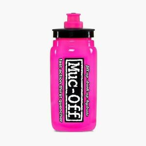 Bidon Muc-Off X Elite Fly Water Bottle Roz 550ml imagine