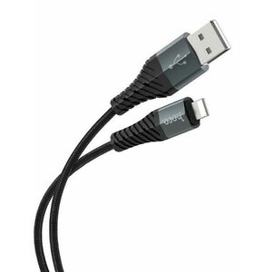 Cablu Date si Incarcare USB-A - Lightning HOCO X38 Cool, 18W, 1m, Negru imagine