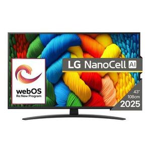 Televizor LED LG 109 cm (43inch) 43NANO81A3A, Ultra HD 4K, Smart TV, WiFi, CI+ imagine
