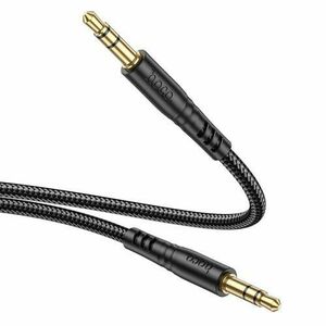 Cablu Audio 3.5mm - 3.5mm HOCO UPA24, 1m, Negru imagine