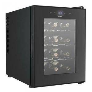 Racitor termoelectric (pentru vinuri) Samus SRV37CR12, 12 sticle, 33 l, Clasa E, Iluminare LED, 3 rafturi cromate, Control tactil (Negru) imagine