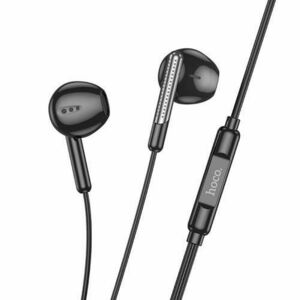 Casti Stereo HOCO M123, USB-C, Microfon (Negru) imagine