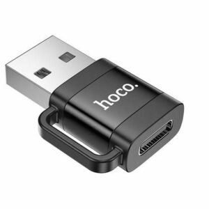 Adaptor Date si Incarcare USB-C - USB-A HOCO UA31D, Negru imagine