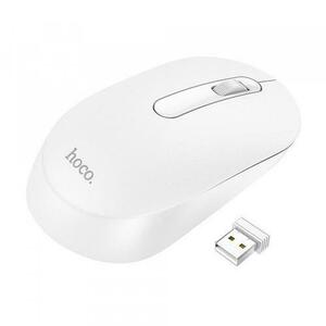 Mouse Wireless Optic HOCO GM14, USB, 1200 DPI (Alb) imagine