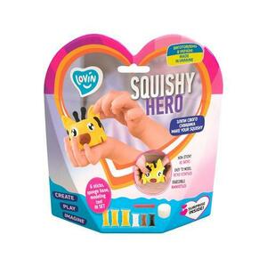 Set Air Clay Lovin Squishy Hero SquiRaff, argila usoara pentru modelaj, 6 culori imagine